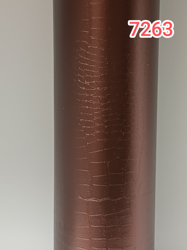 برچسب کابینت طرح پوست کروکودیل کد 7263 رنگ قهوهای مسی