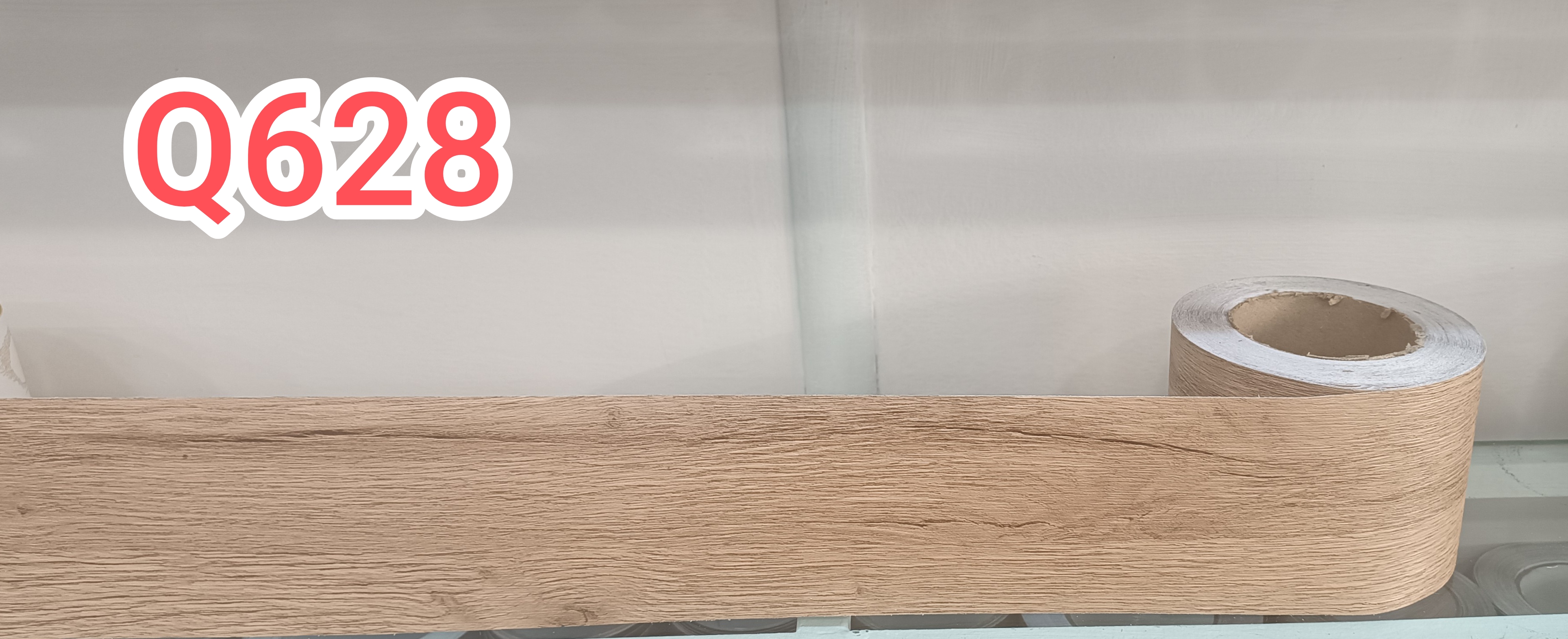 برچسب قرنیز کد Q628 طرح چوب عسلی