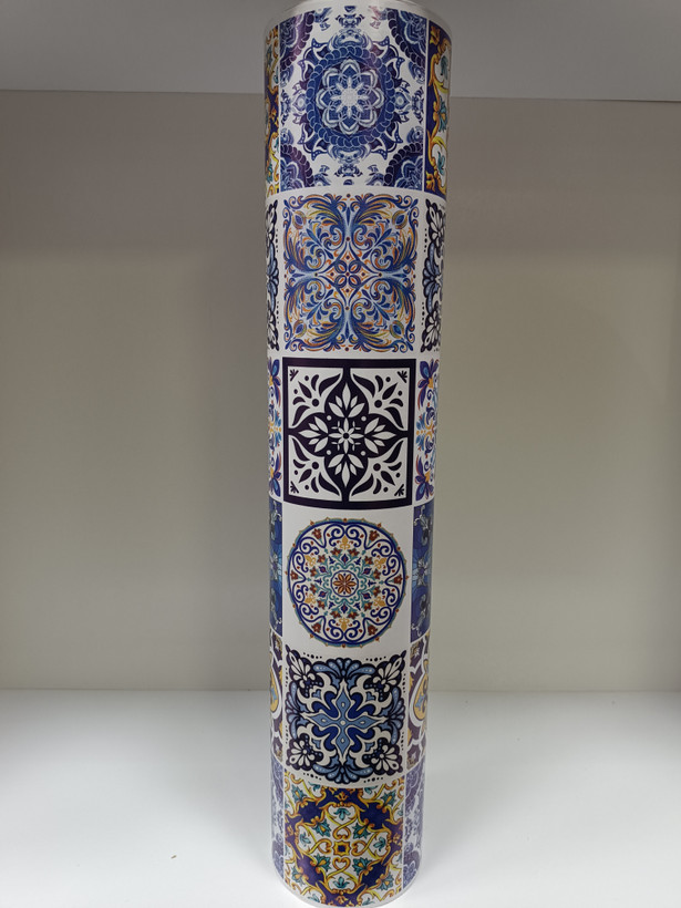 برچسب طرح کاشی سنتی چاپی کد K-509