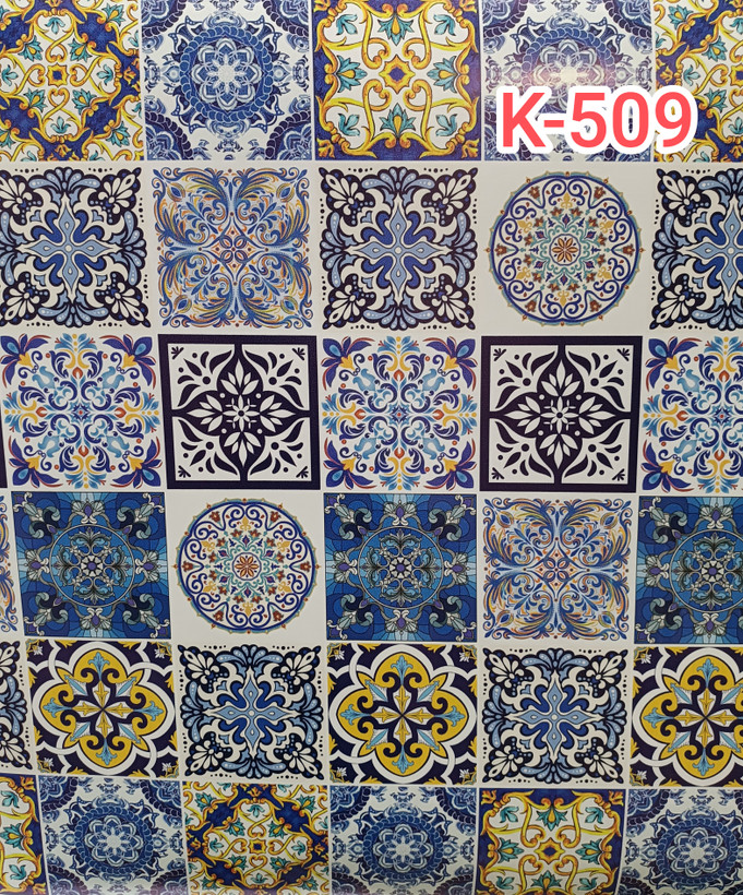 برچسب طرح کاشی سنتی چاپی کد K-509