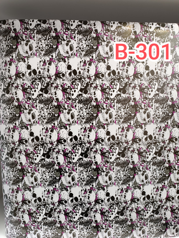 برچسب دیواری کد B-301 بمب استیکر طرح اسکلت چاپی