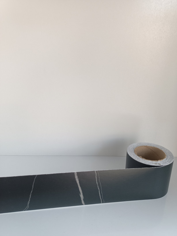 برچسب قرنیز طرح سنگ ذغالی رگه دار 10 سانت کد 8150