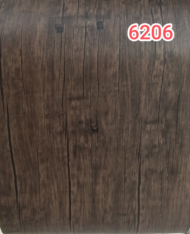برچسب کابینت طرح چوب کد 6206 آنتیک تیره برجسته
