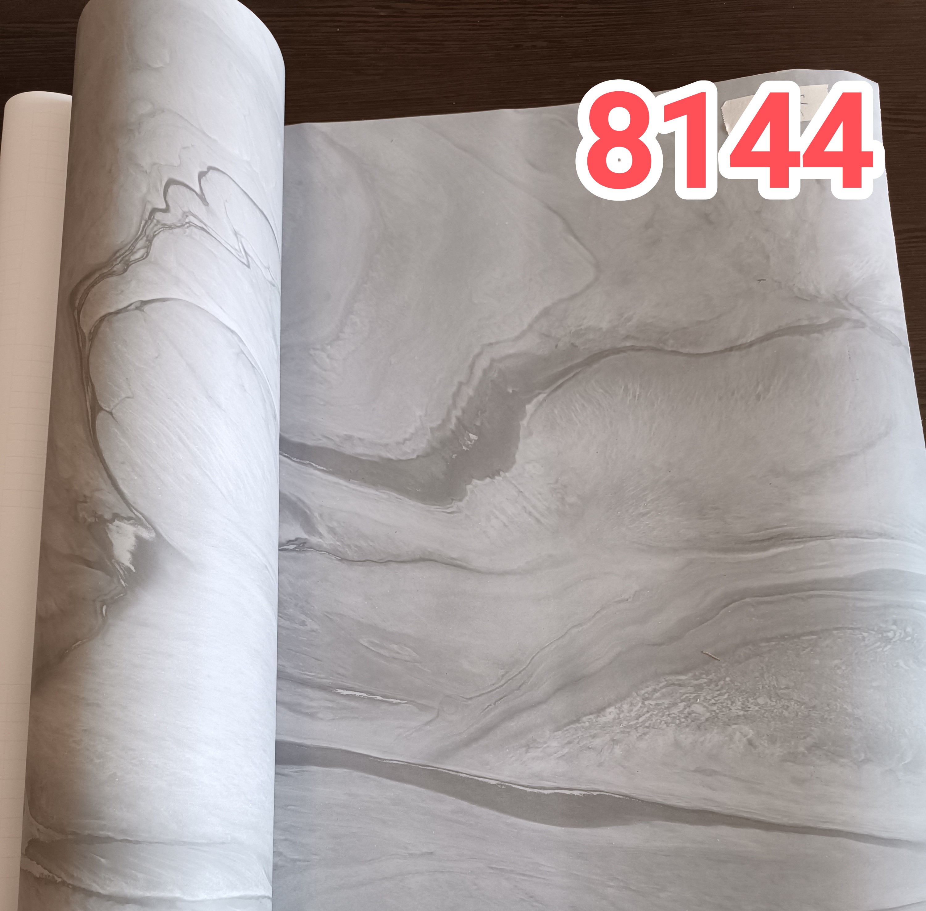 برچسب کابینت طرح سنگ مات کد 8144 طوسی ابر و بادی