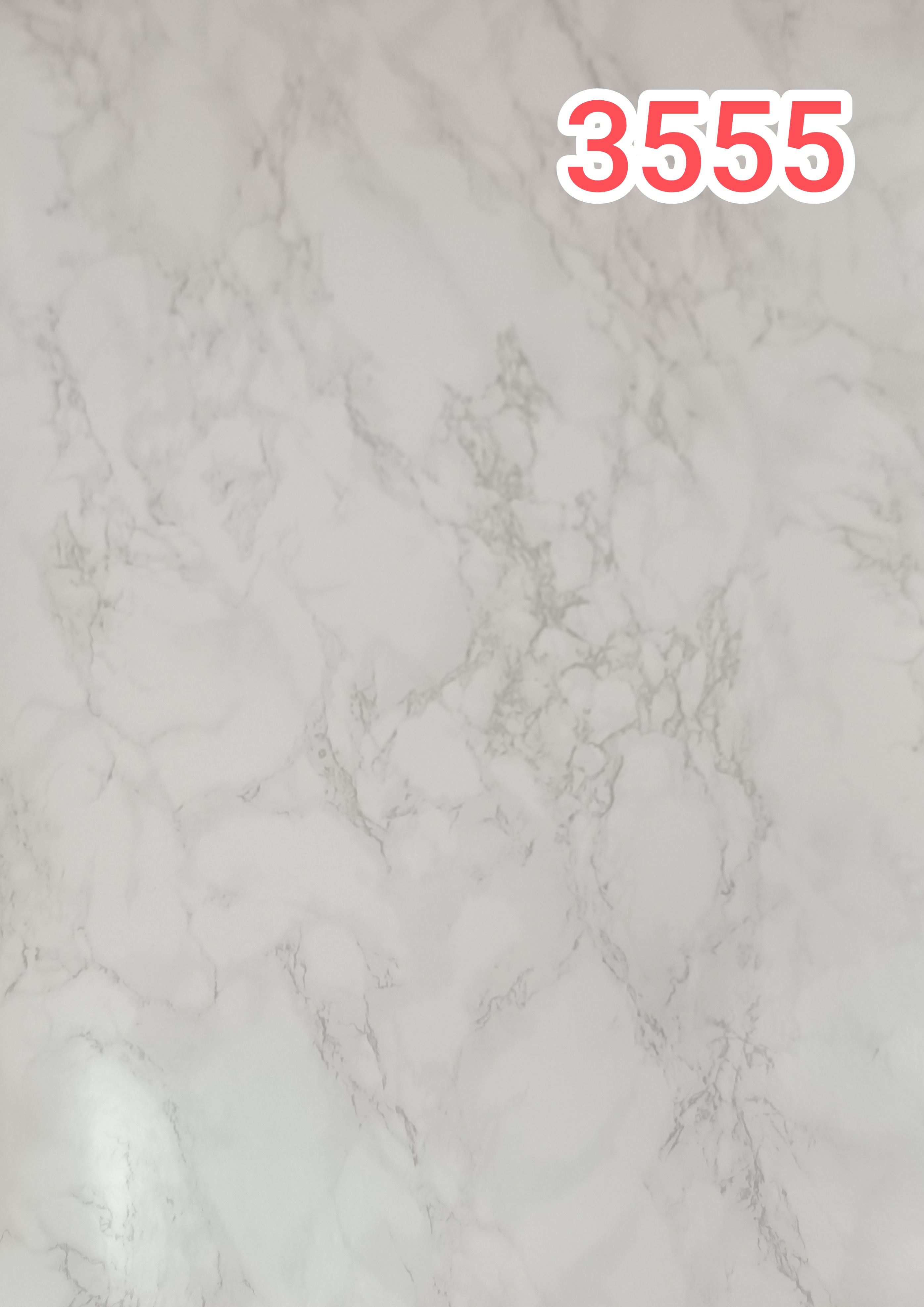 برچسب کابینت طرح سنگ مات کد 3555 سفید و کرم با رگه های طوسی