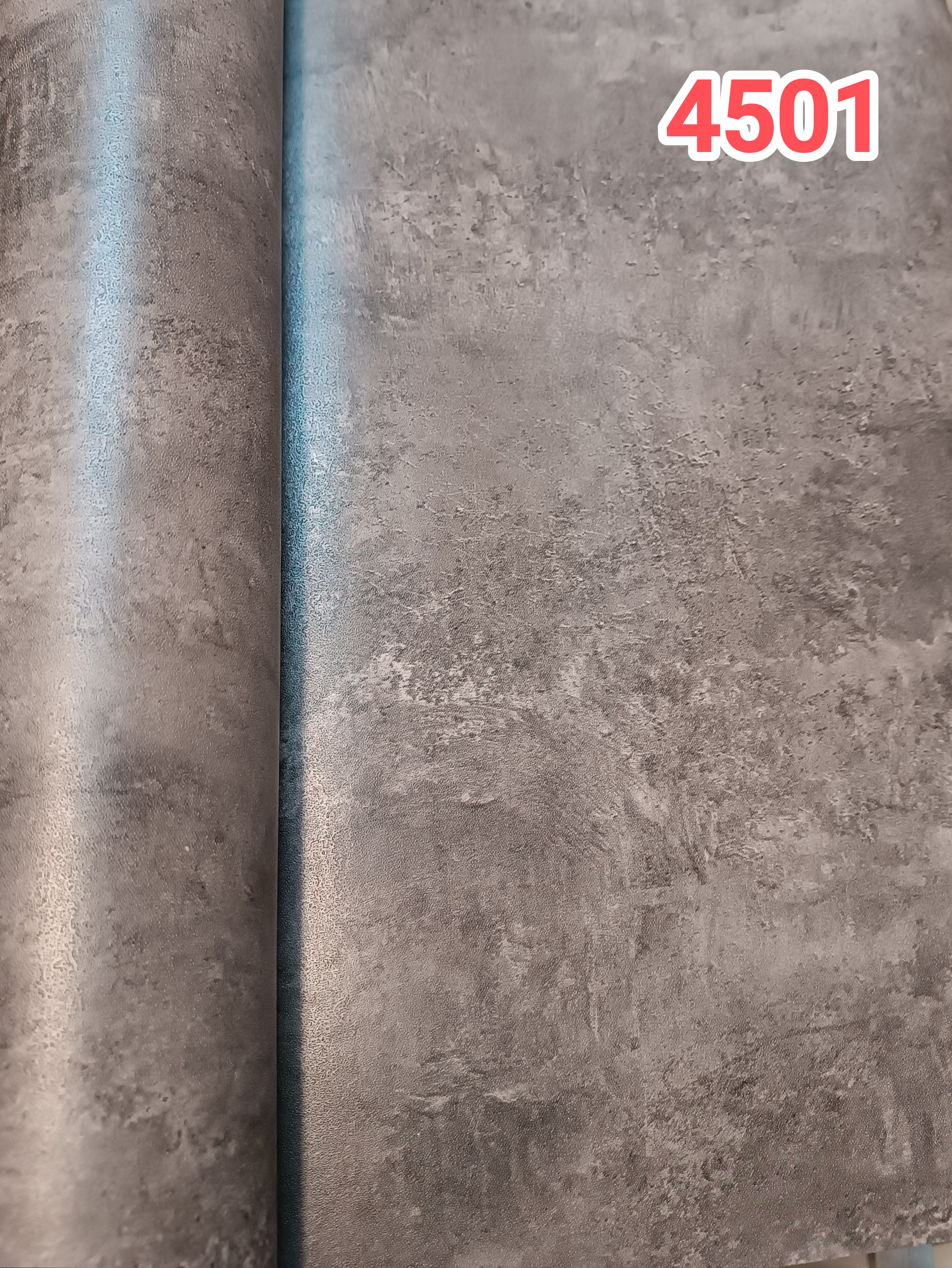 برچسب کابینت کد 4501 طرح بتن پتینه ای طوسی پررنگ