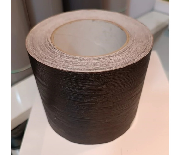 برچسب قرنیز طرح چوب برجسته قهوه ای سوخته ونگه کد 6210 10 سانت