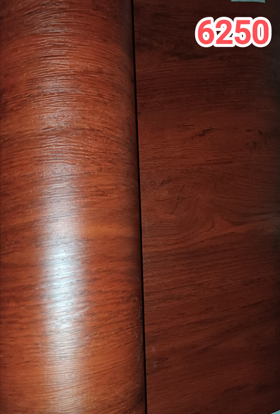 برچسب کابینت طرح چوب کد 6250 برجسته ماهاگونی ضخیم