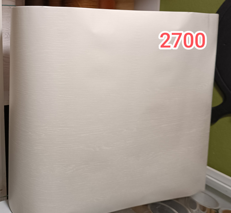 برچسب کابینت کد ۲۷۰۰ طرح چوب سفید شیری عرض ۶۰ سانت با پوشانندگی بسیار عالی