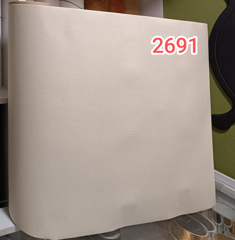 برچسب کابینت کد ۲۶۹۱ طرح کنف سفید شیری برجسته عرض ۶۰ سانت با پوشانندگی خوب جون